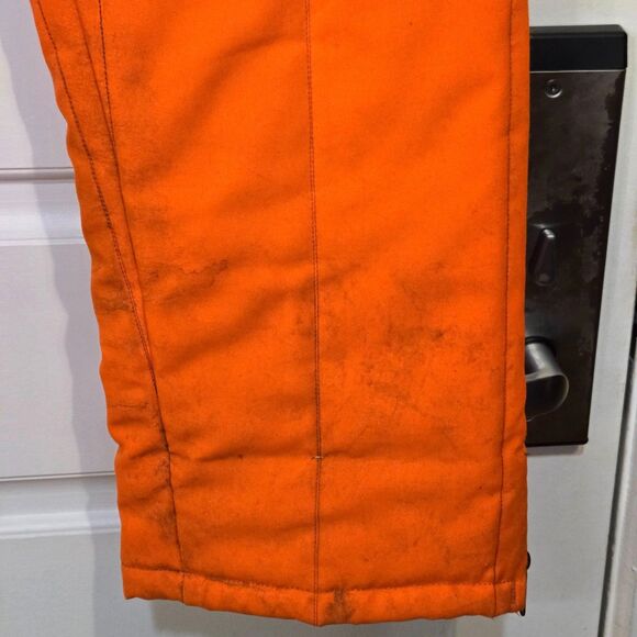 Vtg Blaze Orange Insulated Hunting Pants XL - Picture 8 of 10